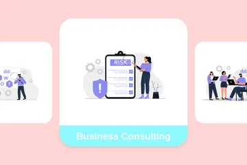 Conseil aux entreprises Pack d'Illustrations