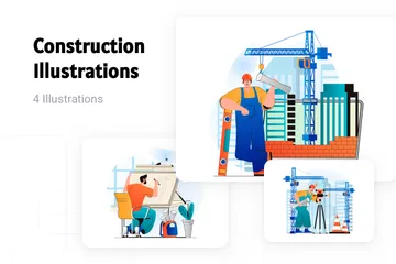 Construcción Illustration Pack