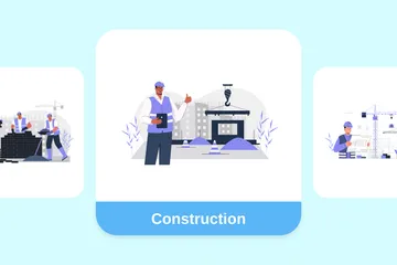 Construcción Illustration Pack