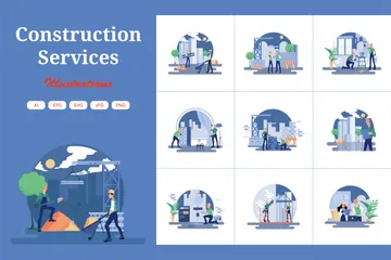 Construction Illustration Pack