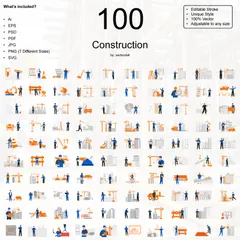 Construction Illustration Pack