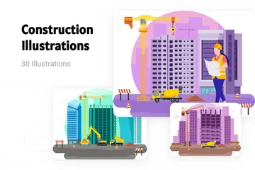 Construction Illustration Pack