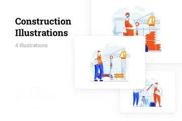 Construction Illustration Pack