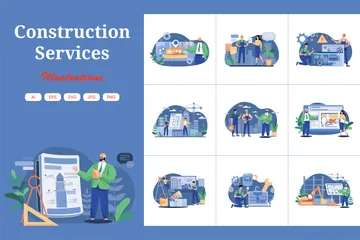 Construction Illustration Pack