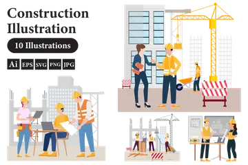 Construction Illustration Pack