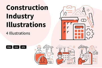 Construction Industry Illustration Pack