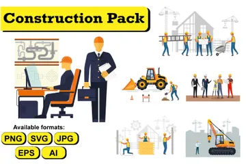 Construction Industry Illustration Pack