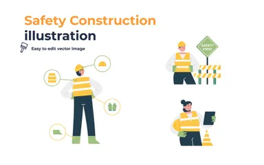 Construction Safety Illustration Pack