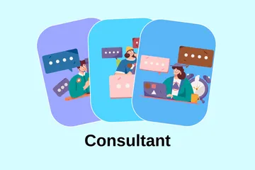 Consultant Pack d'Illustrations