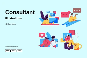 Consultant Illustration Pack