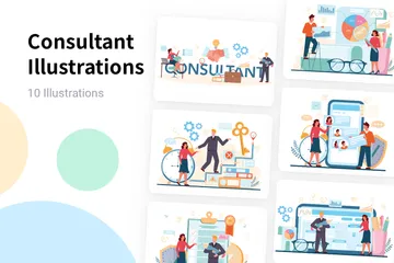 Consultant Illustration Pack