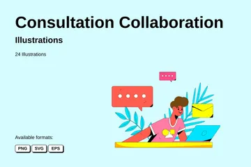 Consultation Collaboration Illustration Pack
