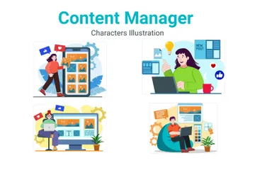 Content Manager Illustration Pack