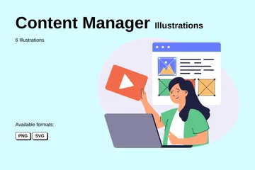 Content Manager Illustration Pack