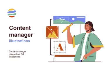 Content Manager Illustration Pack