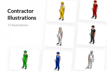 Contractor Illustration Pack