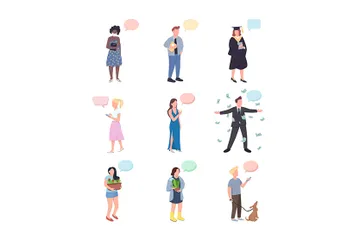 Conversation Illustration Pack