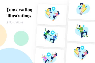 Conversation Illustration Pack