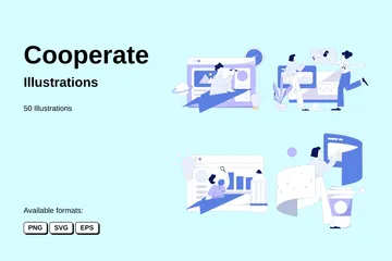 Cooperare Illustration Pack