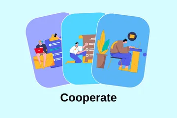 Cooperate Illustration Pack
