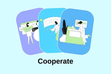 Cooperate Illustration Pack