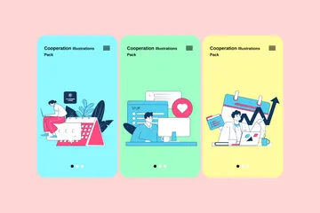 Cooperation Illustration Pack