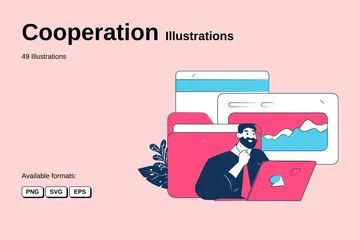 Cooperation Illustration Pack