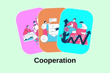 Cooperation Illustration Pack