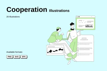 Cooperation Illustration Pack