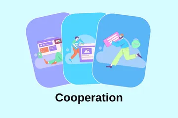 Cooperation Illustration Pack