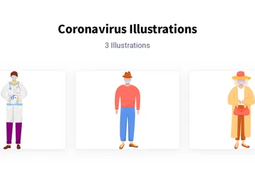 Coronavirus Illustration Pack