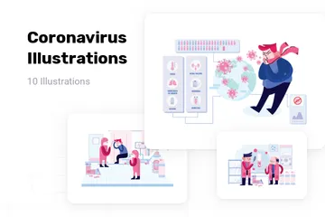 Coronavirus Illustration Pack