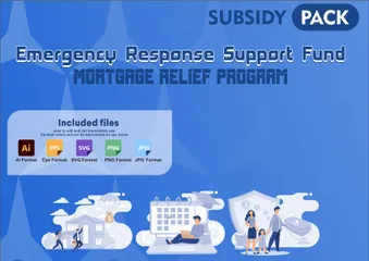 Coronavirus Stimulus Package Plan Illustration Pack