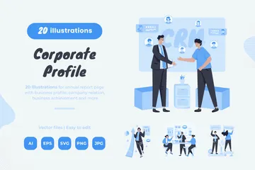 Corporate Profile Illustration Pack