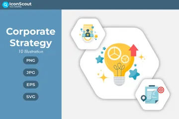 Corporate Strategy Illustration Pack