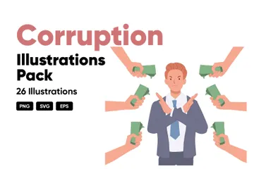 Corruption Illustration Pack