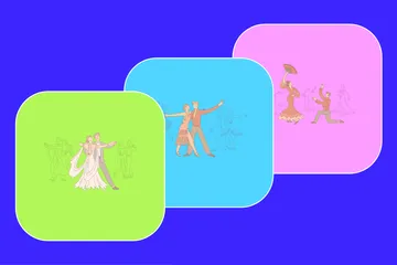 Couple Dance Illustration Pack