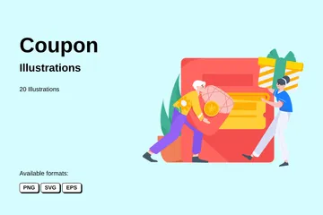 Coupon Illustration Pack