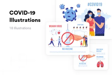 COVID-19 Illustration Pack