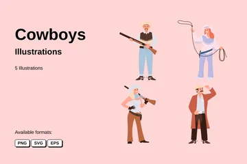 Cowboys Illustrationspack
