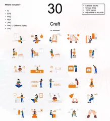 Craft Illustration Pack