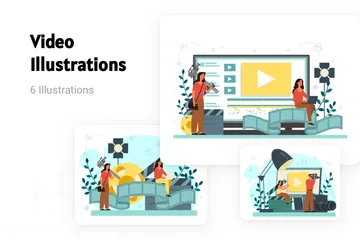 Créateur de vidéo Pack d'Illustrations