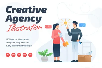 Creative Agency Illustration Pack