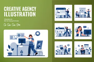 Creative Agency Activity Illustration Pack