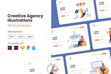 Creative Agency Illustration Pack