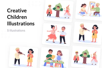 Creative Children Illustration Pack