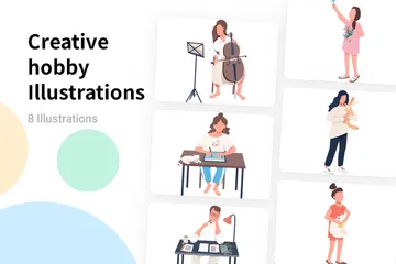 Creative Hobby Illustration Pack