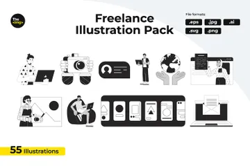 Creative Jobs Illustration Pack