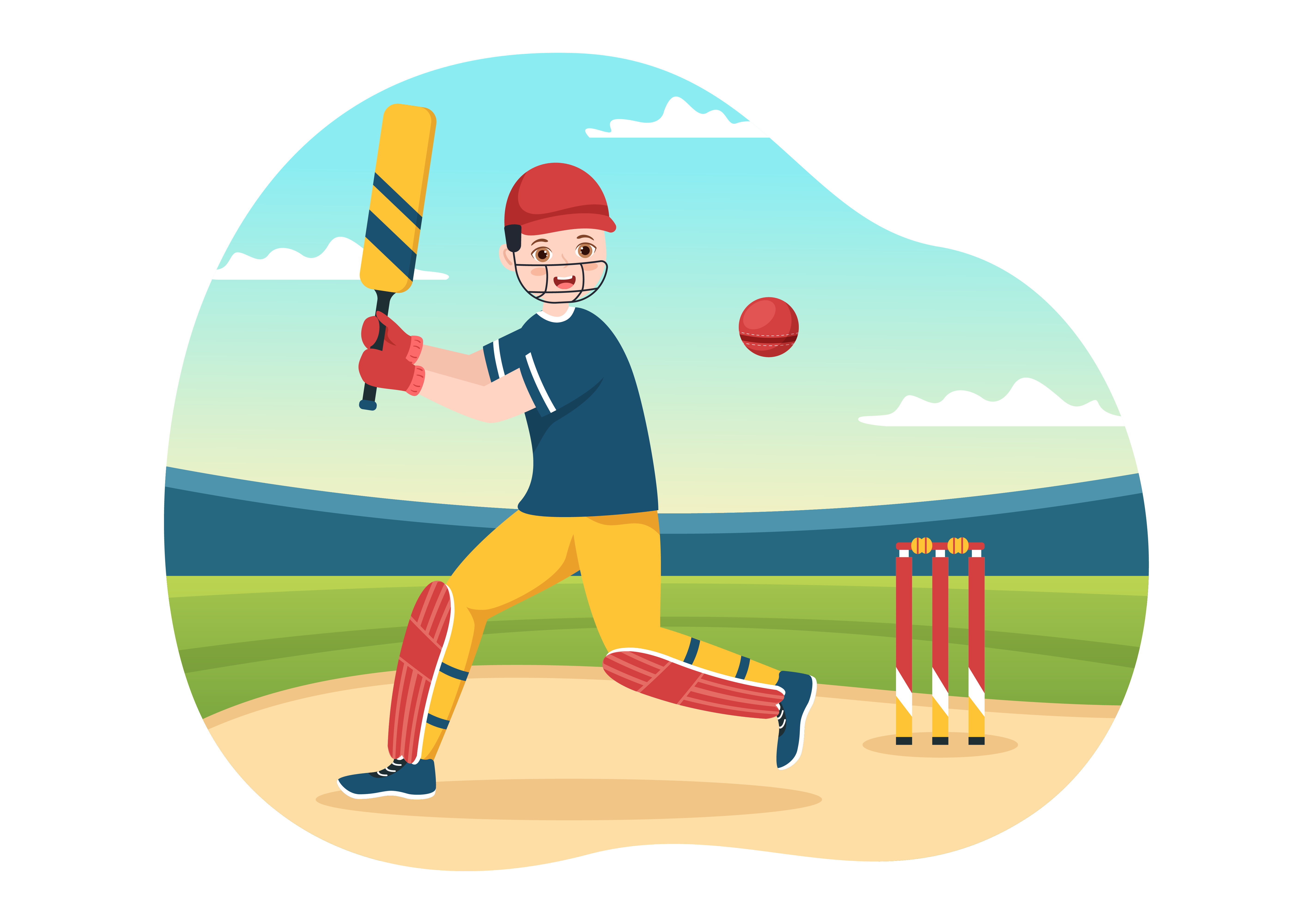 premium-cricket-sport-illustration-pack-from-sports-games-illustrations