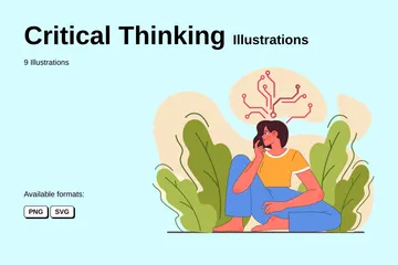 Critical Thinking Illustration Pack